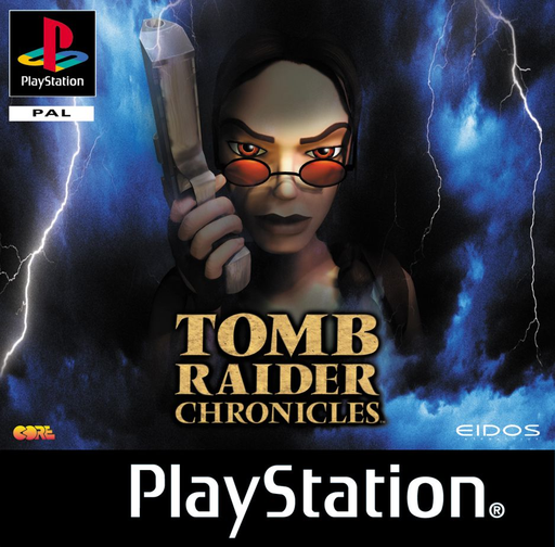 Tomb Raider Chronicles box art for Playstation